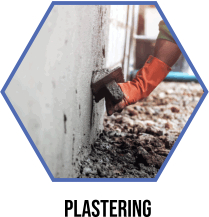 plastering