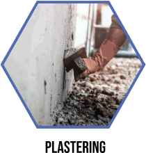 plastering